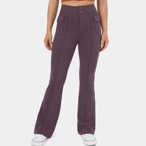 Halara high waisted flare cargo leggings